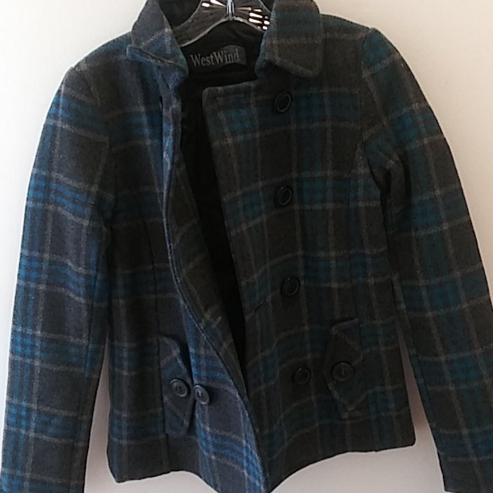 Wool Blend Girls Double Breasted Dress Coat Size 6 - Picture 7 of 15
